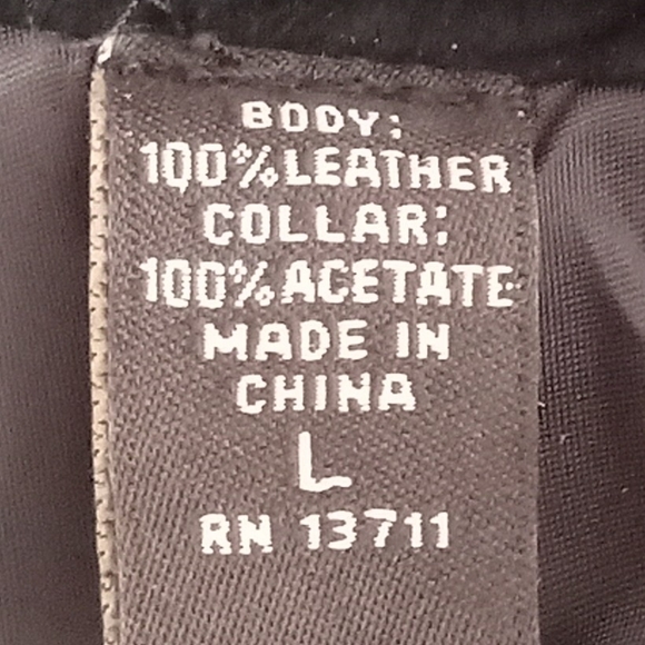 Valerie Steve's Blk Leather Suede Blazer Jacket size L - Picture 9 of 13